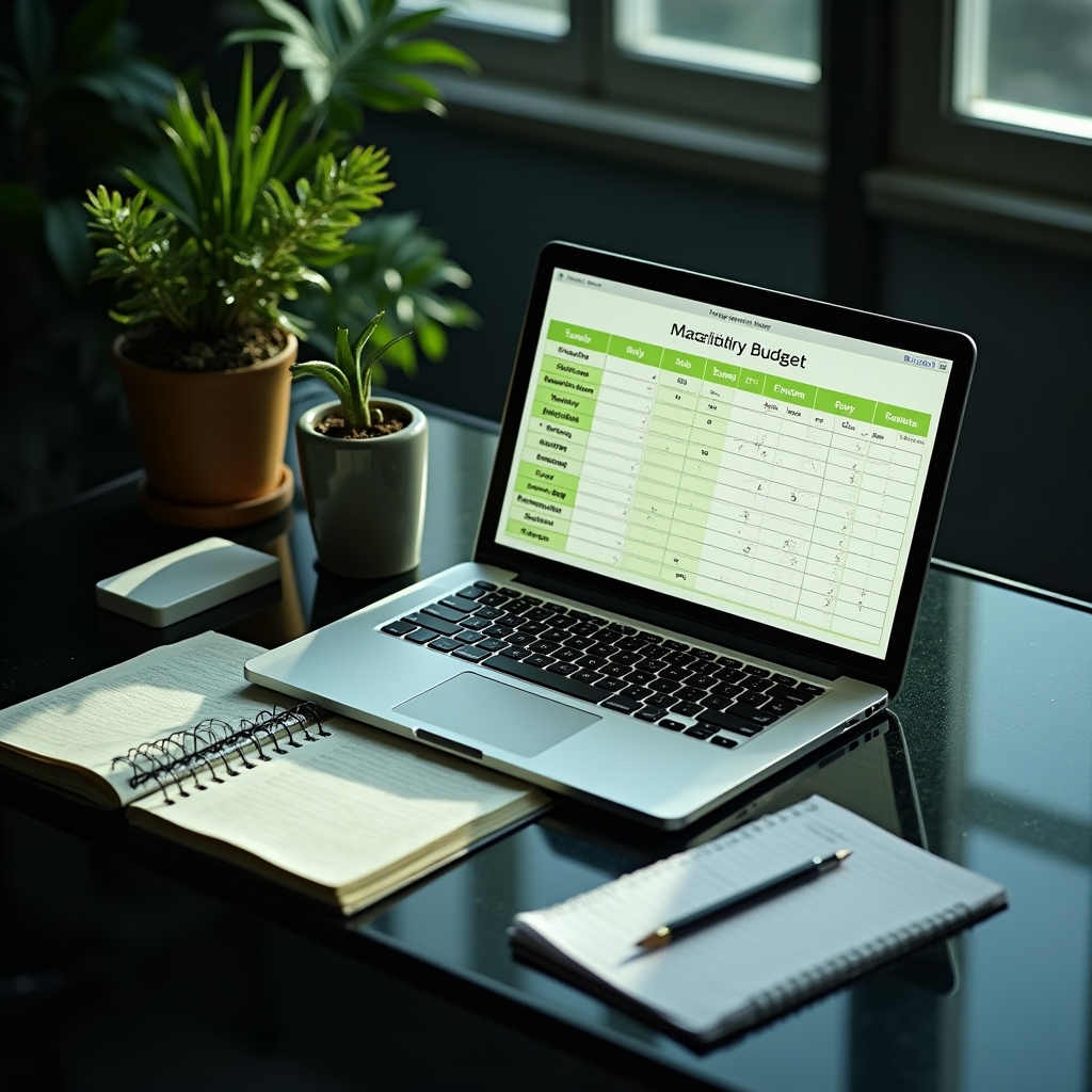 Template budget mensile scaricabile in formato foglio di calcolo